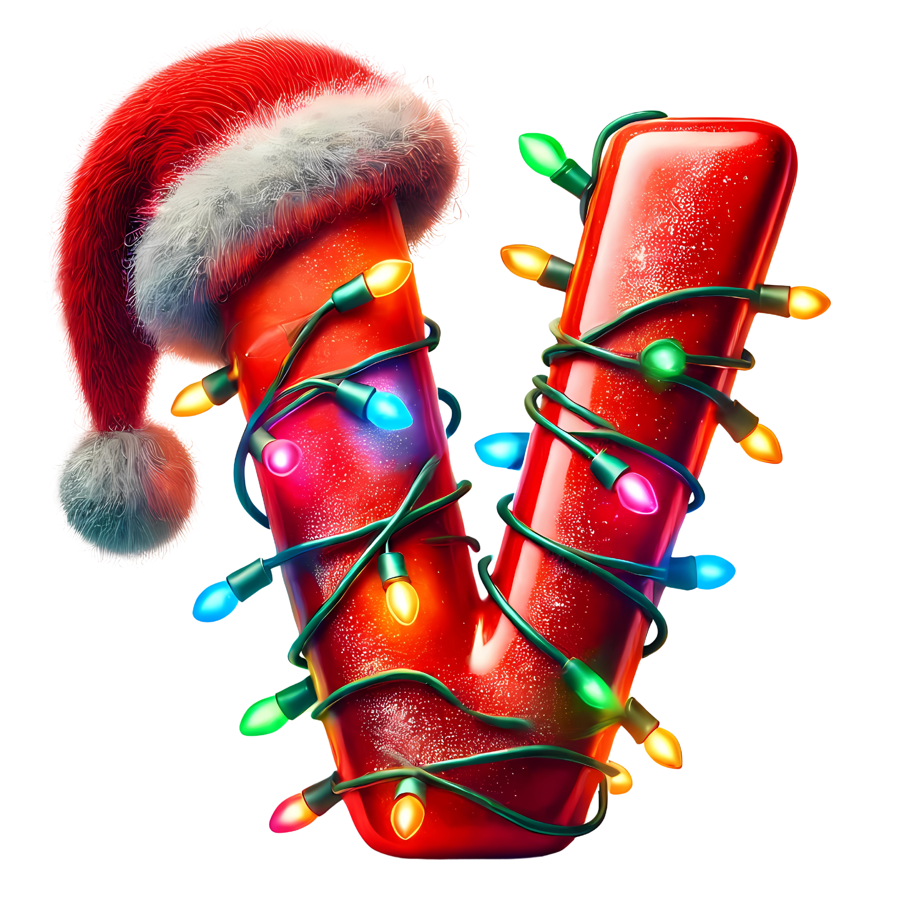 Motive " Christmas BUCHSTABEN Rot " Buchstaben Auswahl für Druck